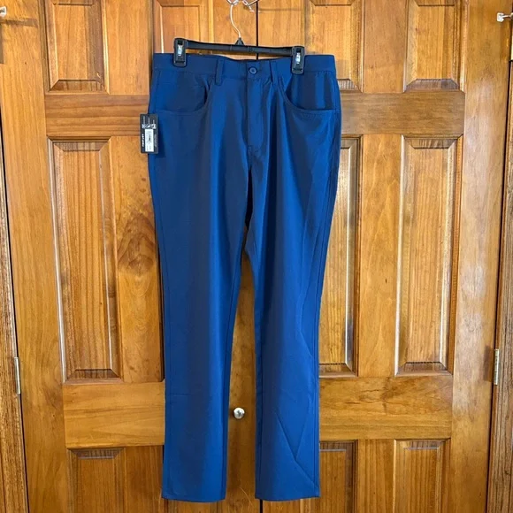 FootJoy Men's Navy Moxie 5 Pocket Performance Pants - Picture 1 of 9